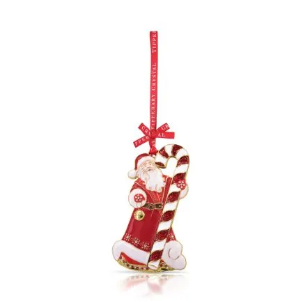 Sparkle Santa & Candy Cane Dec