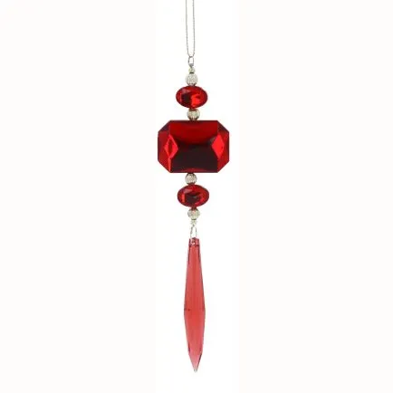 Rectangle Diamante Drop