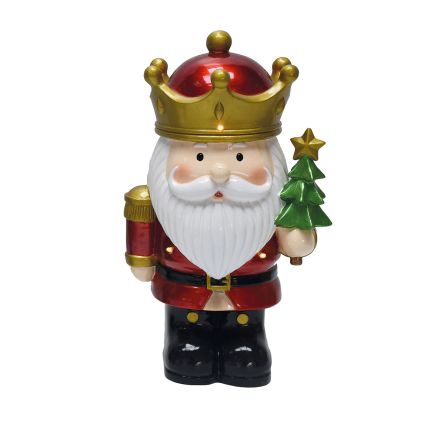 Light Up King Nutcracker 26cm