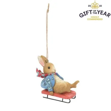 Peter Rabbit Sledging Jim Shore