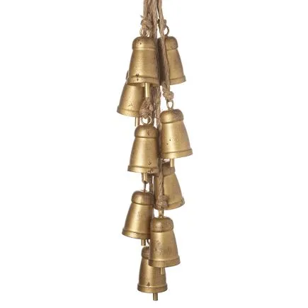 Gold Jungle Bells Garland