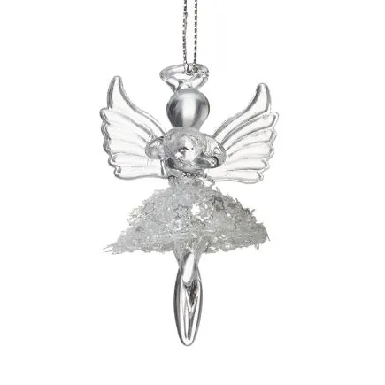 Glass Hanging Angel