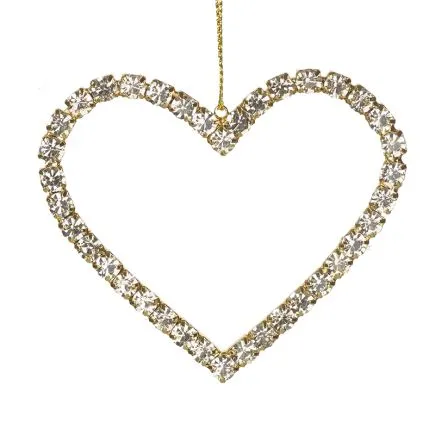 Hanging Diamante Heart