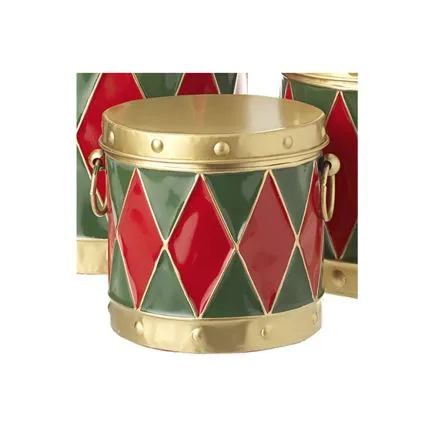 Small Drum Storage Tin