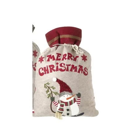 Merry Christmas Snowman Bag