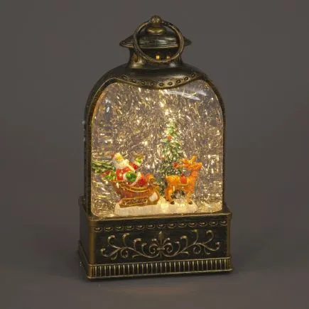 Santa Water Spinner Lantern