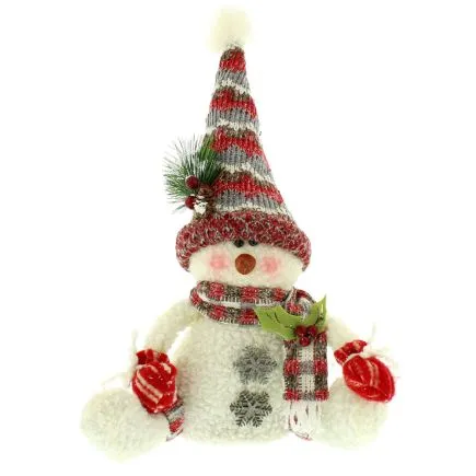 Cute Snowman with his Broom