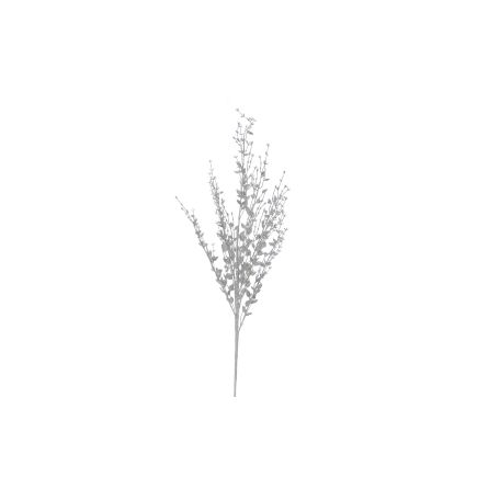 Silver Glitter Christmas Stem