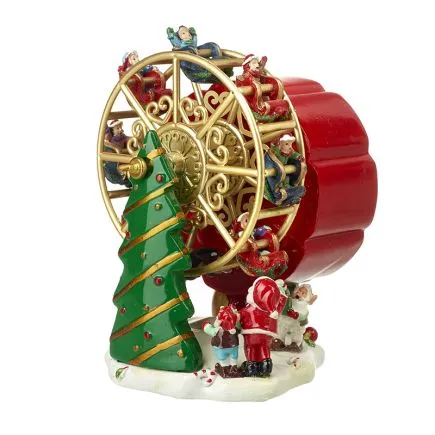 Spinning Santa Ferris Wheel