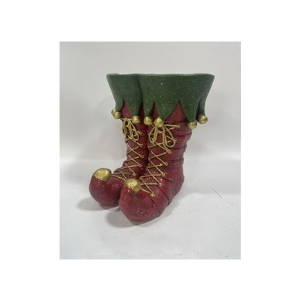 Large Rustic Christmas Boots