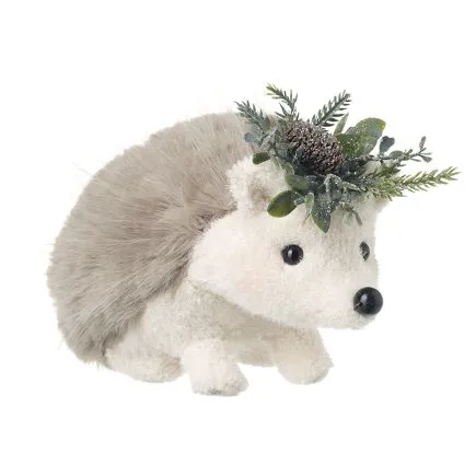 Large Fur Hedgehog with Hat