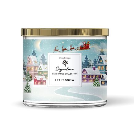 Let it Snow Candle Tumbler with notes of Cinnamon, Clove, Lemon & Cedar Tree