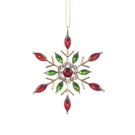 Jewelled Snowflake 9cm