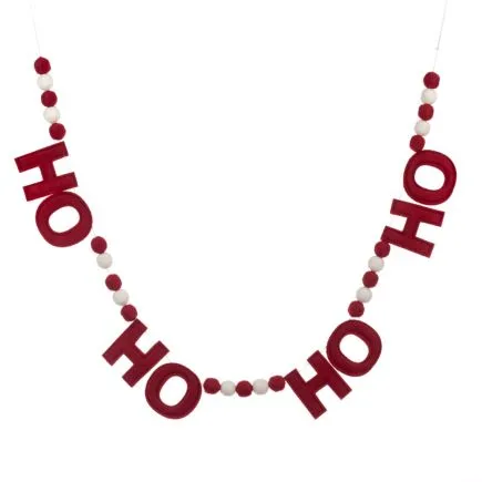 Felt HOHOHO Garland
