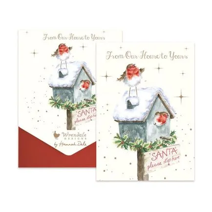 Please Stop Here Wrendale Christmas Card Pack