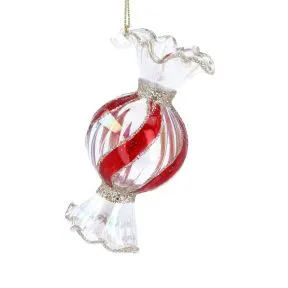 Twisted Stripe Candy Sweet Bauble