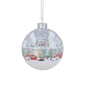 Gisela Graham Glass London Scene Bauble