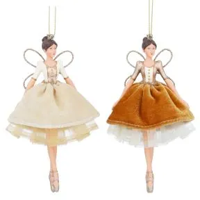 Rich Gold Velvet Fairy