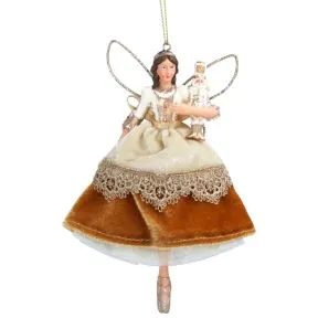 Cream & Gold Nutcracker Fairy