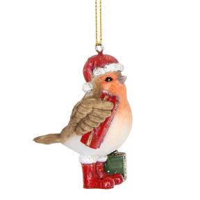 Gisela Graham Robin with Gifts