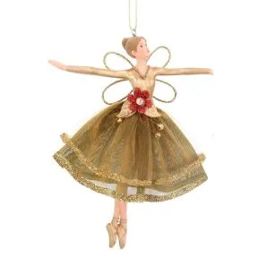 Gisela Graham Gold Dancing Fairy