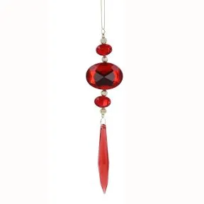 Oval Diamante Drop
