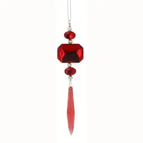 Rectangle Diamante Drop