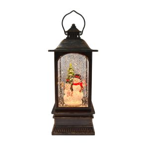 Snowman Lantern Water Spinner