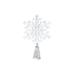 Acrylic Snowflake Small Tree Topper