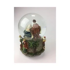 Baby Jesus in his Manger Snow Globe