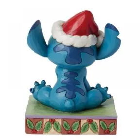 Santa Stitch with Scrump Figurine