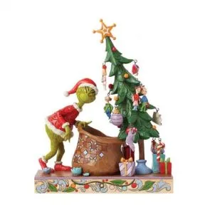 Grinch Decoratable Countdown Tree Figurine - Jim Shore