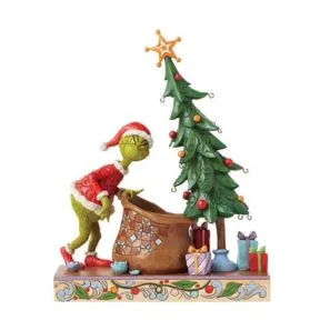 Grinch Decoratable Countdown Tree Figurine - Jim Shore