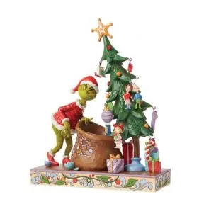 Grinch Decoratable Countdown Tree Figurine - Jim Shore