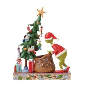 Grinch Decoratable Countdown Tree Figurine - Jim Shore