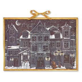 The Christmas House at Night Advent Calendar.
