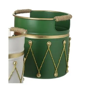 Medium Green Container with Rope handles