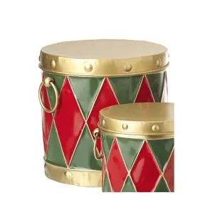 Large Drum Storage Tin