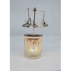 Butterfly Christmas Candle Carousel