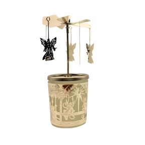 Guardian Angel Christmas Candle Carousel Spinner