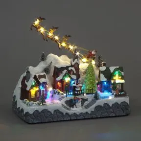 Animated, Musical Christmas Village.