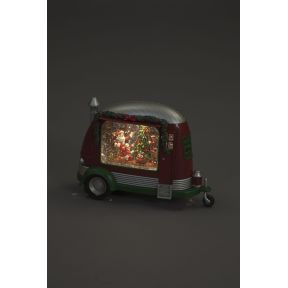 Caravan with Santa Scene, Water Spinner.