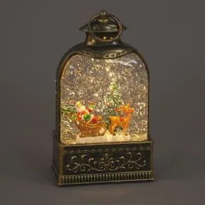Santa Water Spinner Lantern
