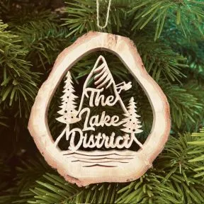 The Lake District - Christmas Tree Trunk Decoration