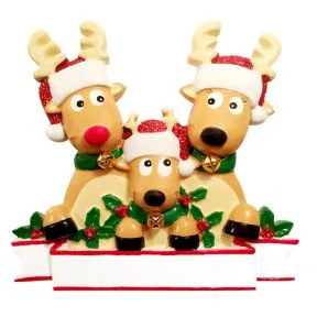 Reindeer family of 3