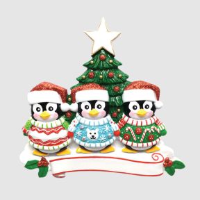 Christmas Jumper Family of Three