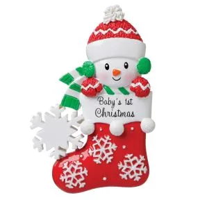 Snowbaby stocking Baby's 1st