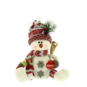 Cute Snowman with his Snowball