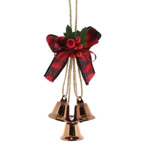 Copper Cluster of Traditional Bells Hanging Decoration