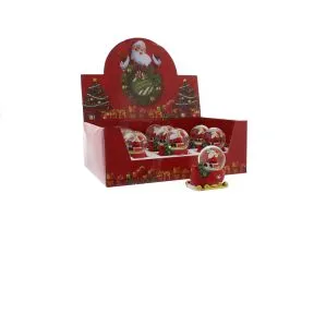 Small Santa Sleigh Snow Globe